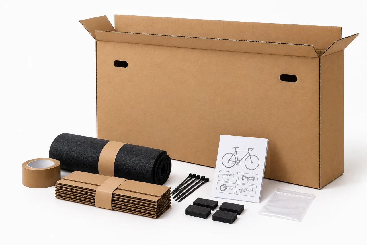 Bike box + packing kit