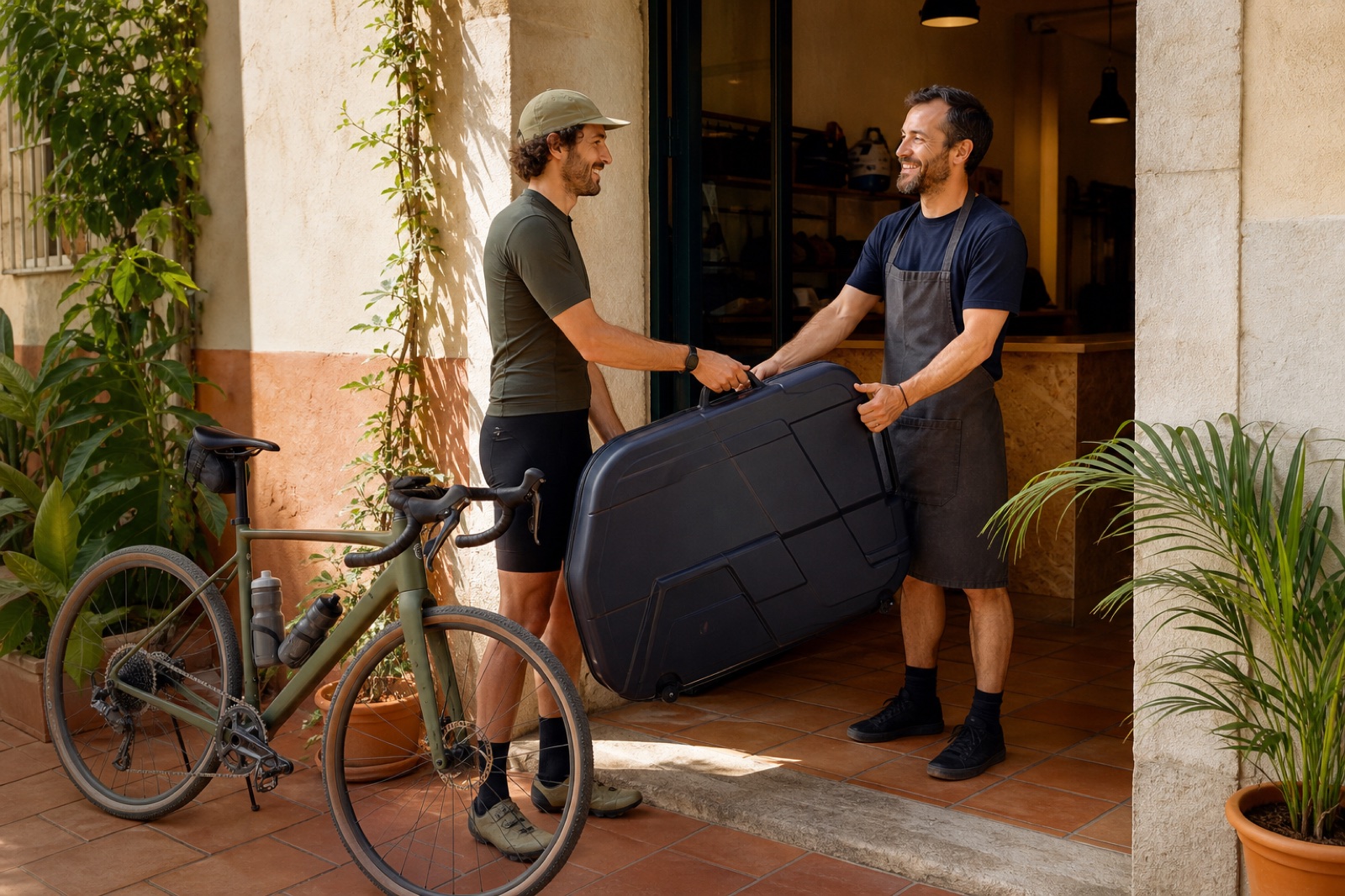 Barcelona bike case, bag and box storage